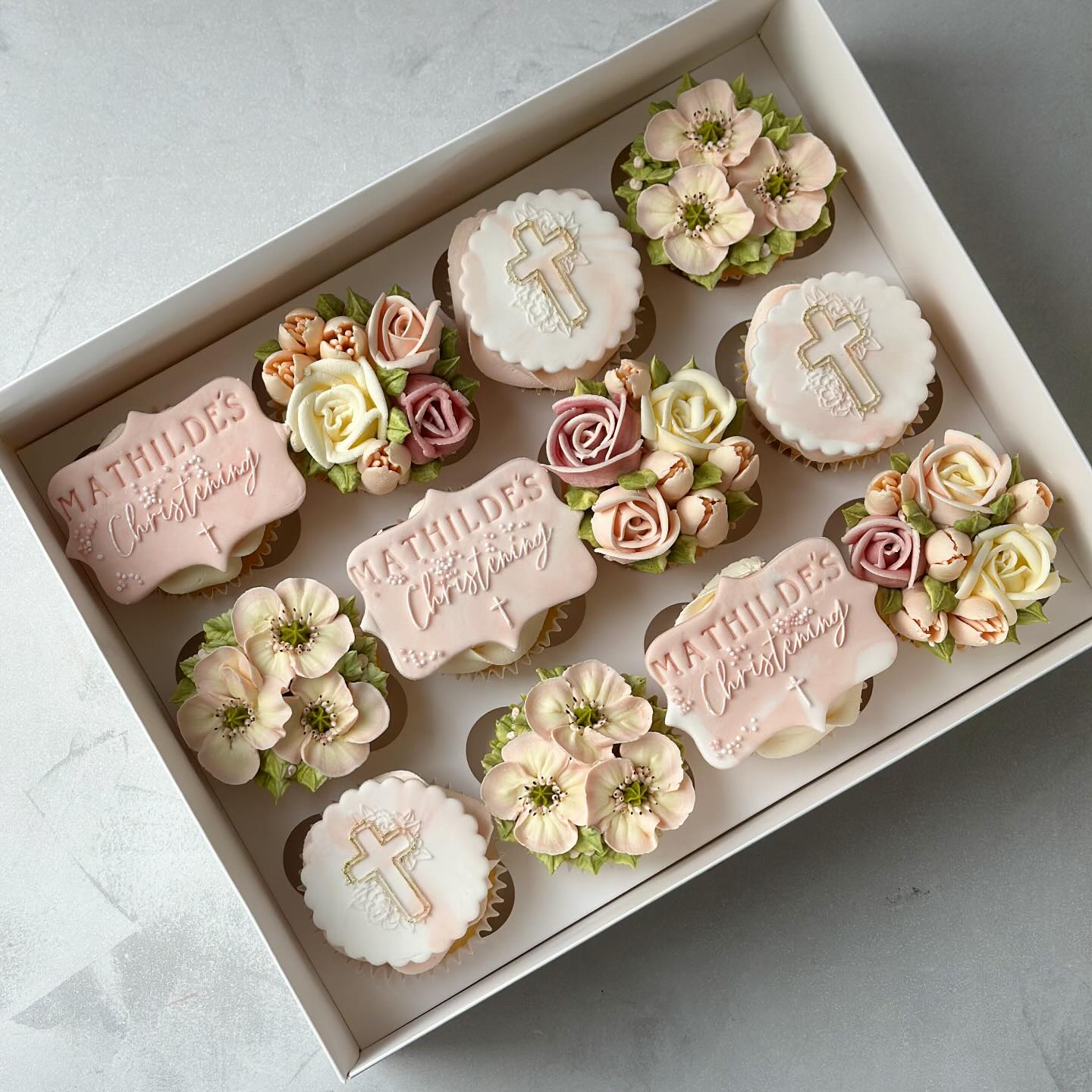 Christening cake design 1